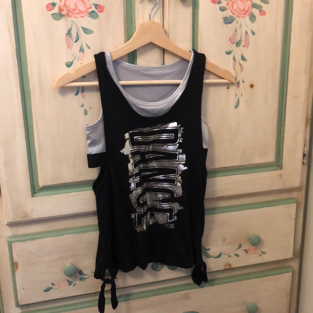 Gil’s tank with attached bra